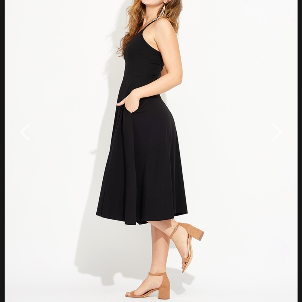 Pact Fit & Flare Midi Dress